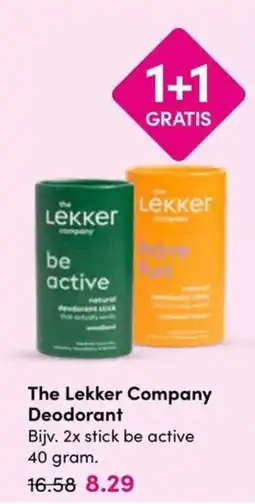 Drogisterij Visser The Lekker Company Deodorant aanbieding