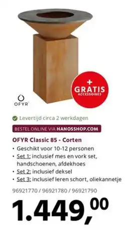 HANOS OFYR OFYR Classic 85 - Corten aanbieding