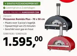 HANOS Clementi Pizzaoven Remida Plus - 70 x 50 cm aanbieding