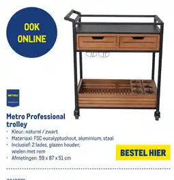 Makro Metro Professional trolley aanbieding