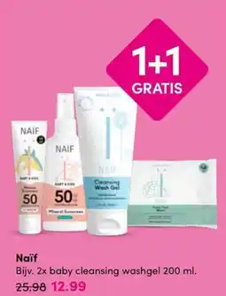 Drogisterij Visser Naïf baby cleansing washgel aanbieding