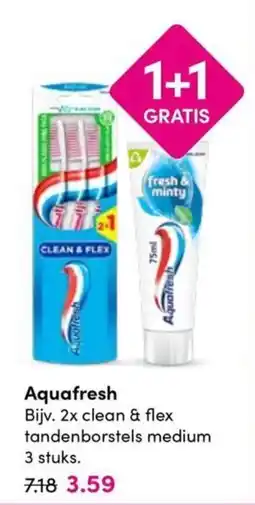 Drogisterij Visser Aquafresh clean & flex aanbieding