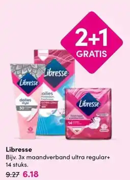 Drogisterij Visser Libresse maandverband ultra regular+ aanbieding