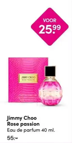Drogisterij Visser Jimmy Choo Rose passion aanbieding