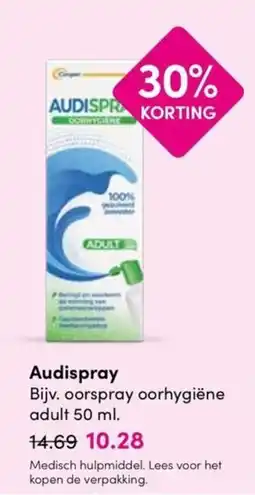 Drogisterij Visser Audispray aanbieding
