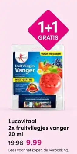 Drogisterij Visser Lucovitaal fruitvliegjes vanger aanbieding