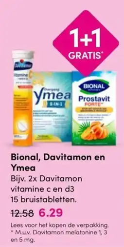 Drogisterij Visser Bional, Davitamon en Ymea aanbieding