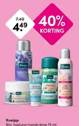 Drogisterij Visser Kneipp Bijv. hyaluron handcrème 75 ml. aanbieding