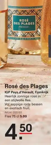 Sligro Rosé des Plages aanbieding