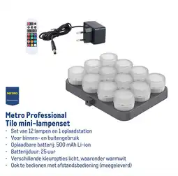 Makro Metro Professional Tilo mini-lampenset aanbieding