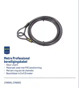 Makro Metro Professional beveiligingskabel aanbieding