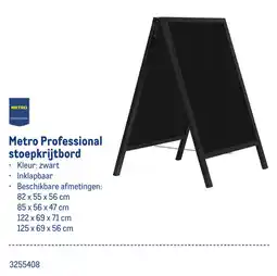 Makro Metro Professional Stoepkrijtbord aanbieding