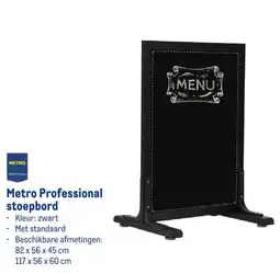 Makro Metro Professional stoepbord aanbieding