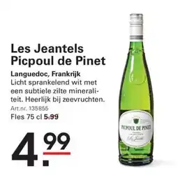 Sligro Les Jeantels Picpoul de Pinet aanbieding