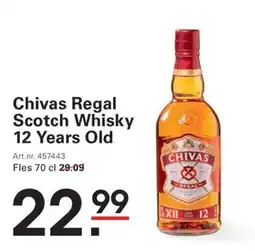 Sligro Chivas Regal Scotch Whisky 12 Years Old aanbieding