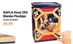 Lobbes Kapla Doos 200 Blanke Plankjes aanbieding