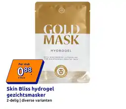 Action Skin Bliss hydrogel gezichtsmasker aanbieding