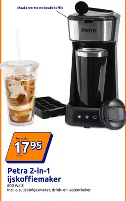 Action Petra 2-in-1 ijskoffiemarker aanbieding