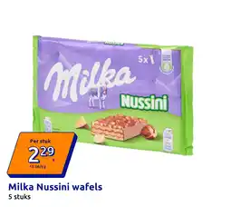 Action Milka Nussini wafels aanbieding