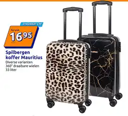 Action Spilbergen koffer Mauritius aanbieding