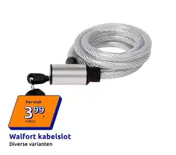 Action Walfort kabelsslot aanbieding