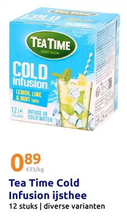 Action Tea Time Cold Infusion ijsthee aanbieding