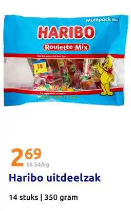 Action Haribo uitdeelzak aanbieding