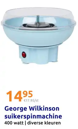 Action George Wilkinson suikerspinmachine aanbieding