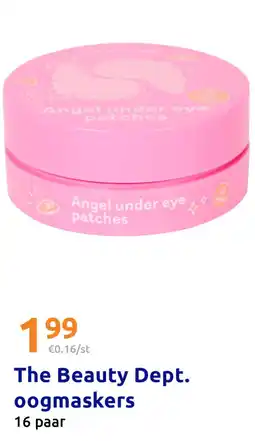Action The Beauty Dept. oogmaskers aanbieding