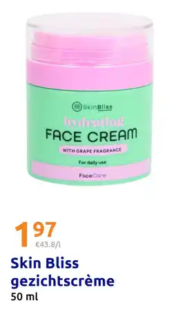 Action Skin Bliss gezichtscreme aanbieding