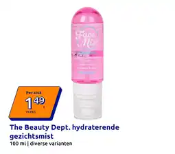 Action The Beauty Dept. hydraterende gezichtsmist aanbieding