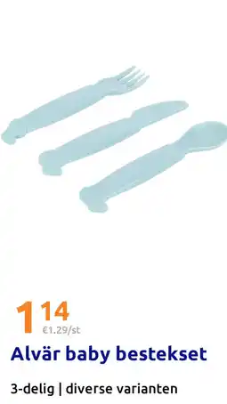Action Alvär baby bestekset aanbieding