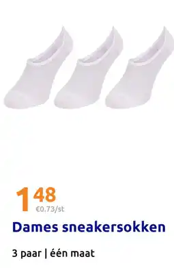 Action Dames sneakersokken aanbieding