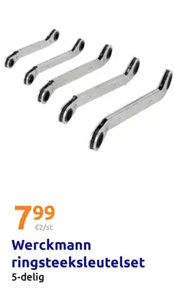 Action Werckmann ringsteeksleutelset aanbieding