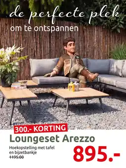 Deka Tuin Loungegeset Arezzzo aanbieding