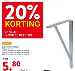 Kluswijs industriedrager aanbieding