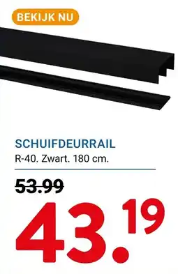 Kluswijs Schuifdeurtrail aanbieding
