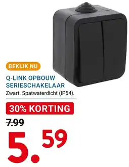 Kluswijs Q-LINK OPBOUW SERIESCHAKELAAR aanbieding
