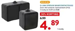 Kluswijs Q-link opbouw wandcontactdoos aanbieding