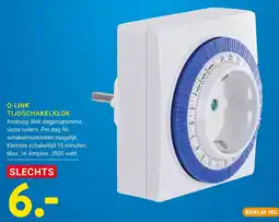 Kluswijs Q-LINK TIJDSCHAKELKLOK aanbieding