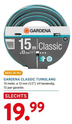 Kluswijs gardena classic tuinslang aanbieding