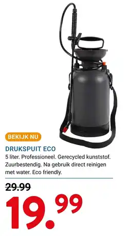 Kluswijs drukspuit eco aanbieding