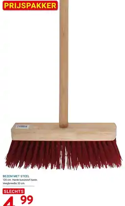 Kluswijs Bezem met Steel aanbieding
