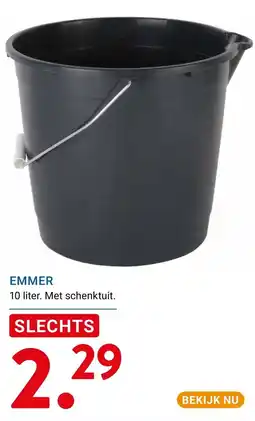 Kluswijs emmer aanbieding