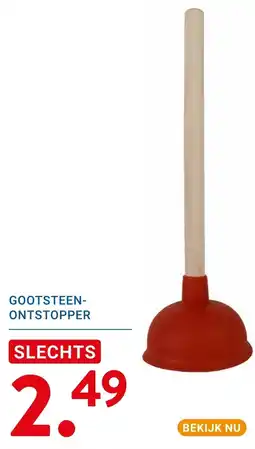 Kluswijs goootsteen-ontstopper aanbieding