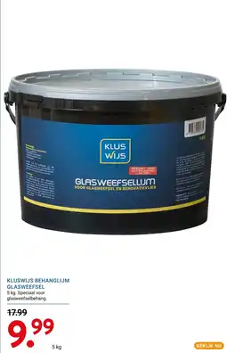 Kluswijs kluswijs behanglijm glasweefselsel aanbieding