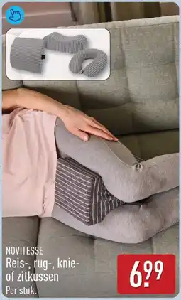 ALDI Novitesse reis, rug, knie of zitkussen aanbieding