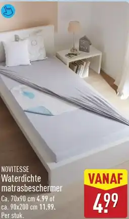 ALDI Novitesse waterdichte matrasbeschermer aanbieding