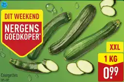 ALDI Courgettes aanbieding