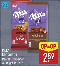 ALDI Milka chocolade aanbieding